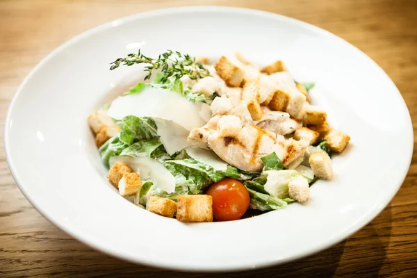 Caesar salad on a plate — Stock Photo, Image