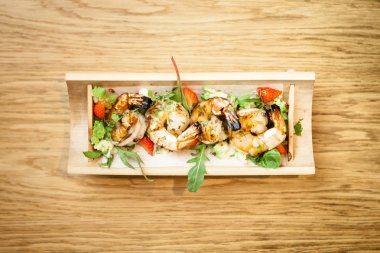 Izgara kaplan karides