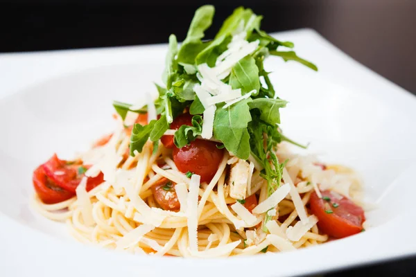 Classical chicken pasta — Stock Photo, Image