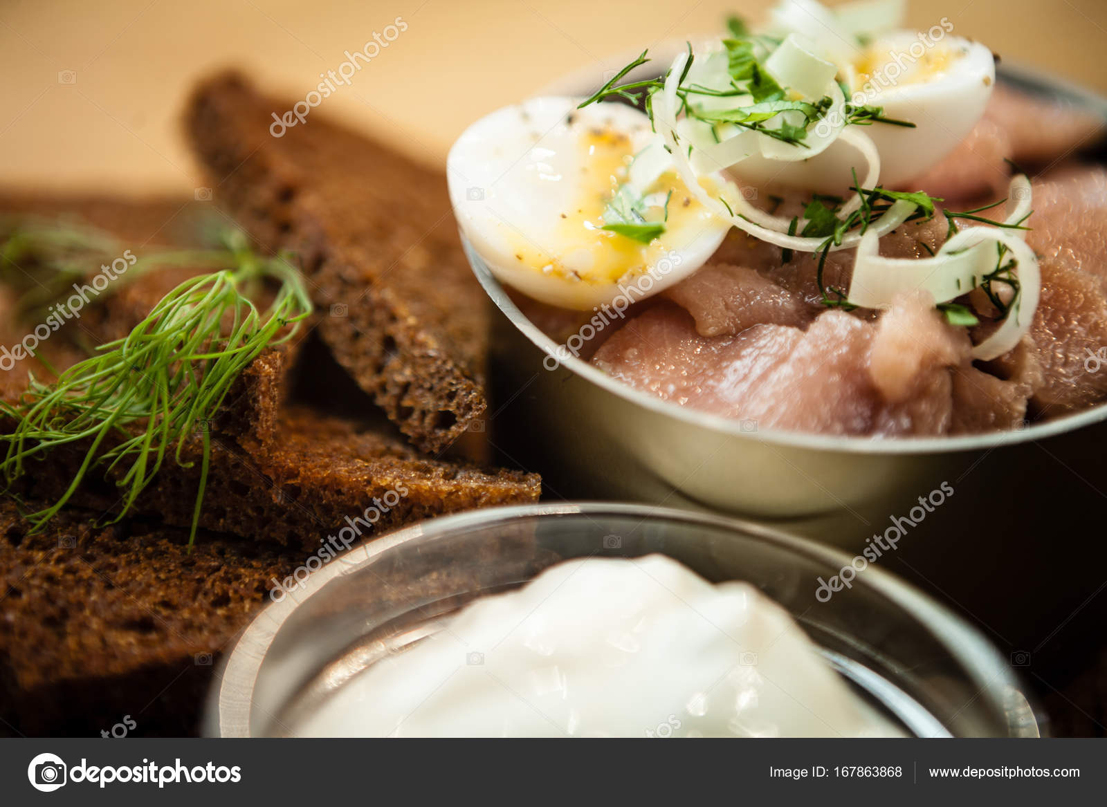 Pickled Herring In Sour Cream