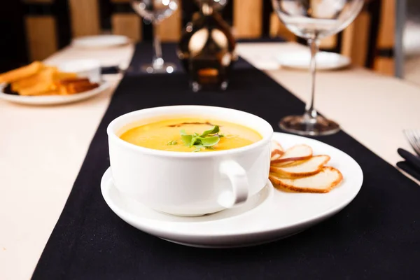 Puree of squash soup — Stock Photo, Image
