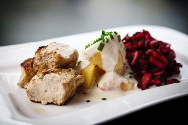 Haşlanmış patates ile ızgara Türkiye