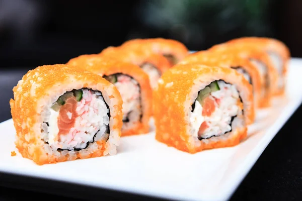 California roll zestaw — Zdjęcie stockowe