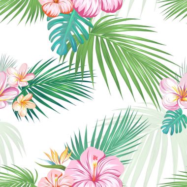 Tropik, pürüzsüz desen