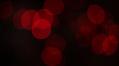 Yuvarlak Bokeh Noel 'i ve mutlu yıllar ışıltılı ışıklar. Siyah arkaplan ile soyut bokeh