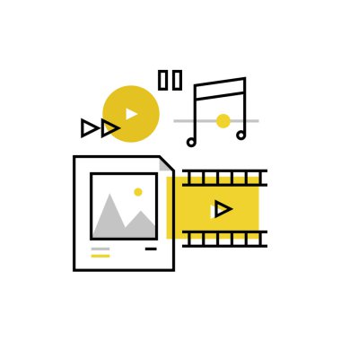 Multimedya içerik Monoflat ICO