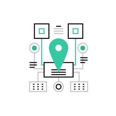 Site Haritası Monoflat simgesi