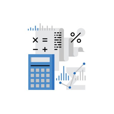 Accounting Monoflat Icon clipart