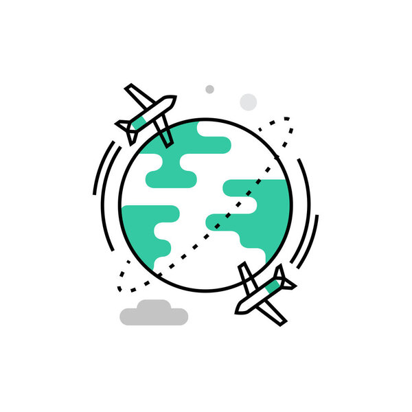 Моноплоская икона самолёта
