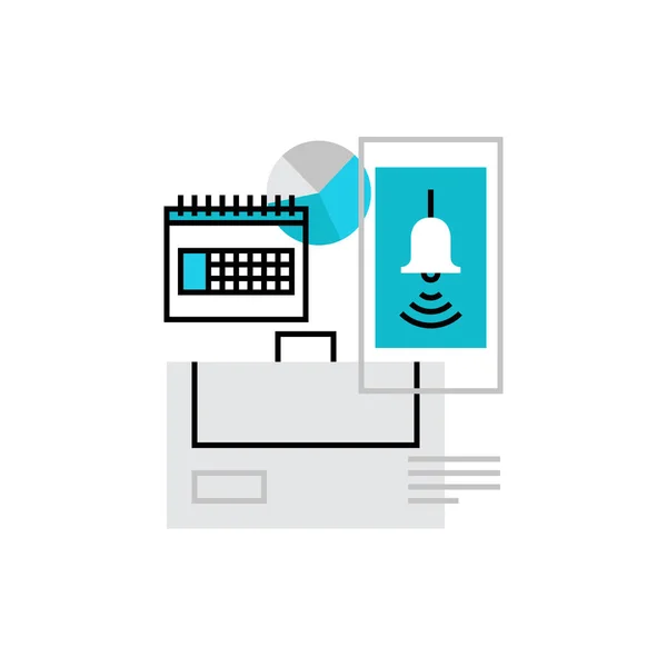 Beheer Monoflat pictogram — Stockvector