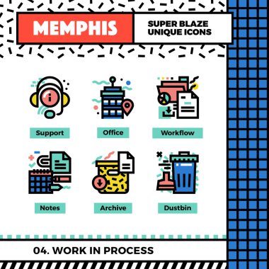 İşlem Neo Memphis kutsal kişilerin resmi içinde çalışma