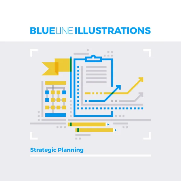 전략 관리의 디자인 — 스톡 벡터