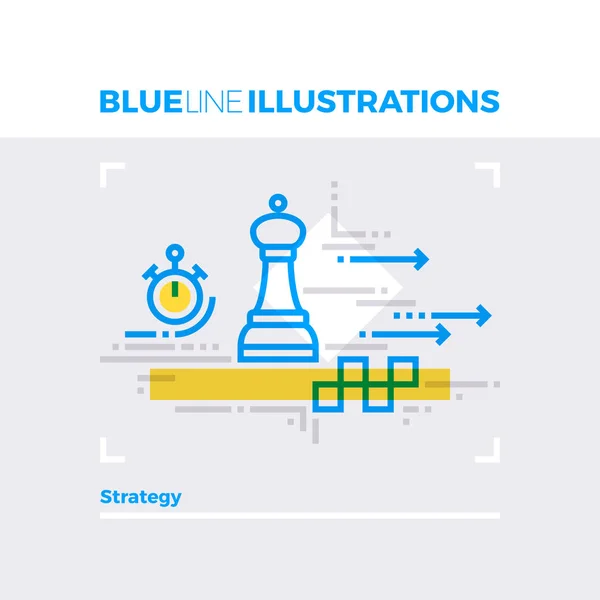 Planification et action stratégiques — Image vectorielle