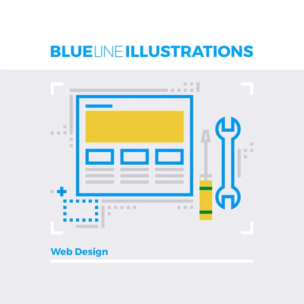 Herramientas de diseño web — Archivo Imágenes Vectoriales