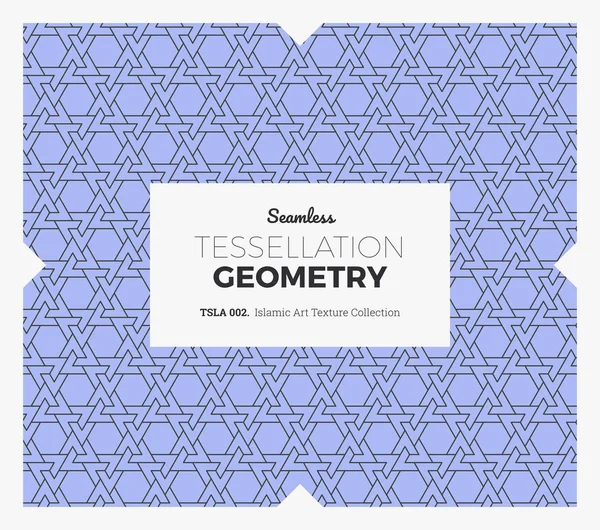 Padrão de Geometria de Tesselação — Vetor de Stock