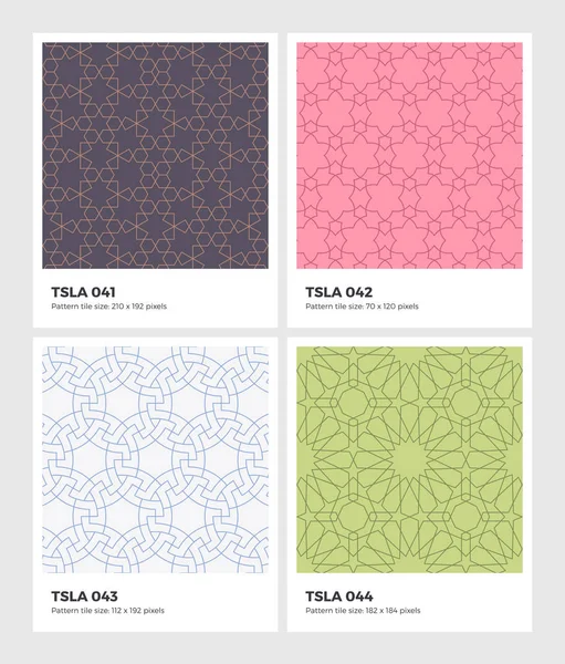 Tessellation-Seamless-Pattern-Geometry-Background-vector-Texture — Vector de stock