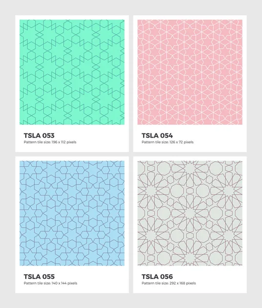 Tessellation-Seamless-Pattern-Geometry-background-Vector-texture — Διανυσματικό Αρχείο