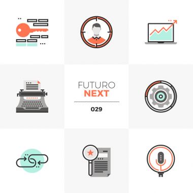 Büyüme kesmek Futuro ileri simgeler
