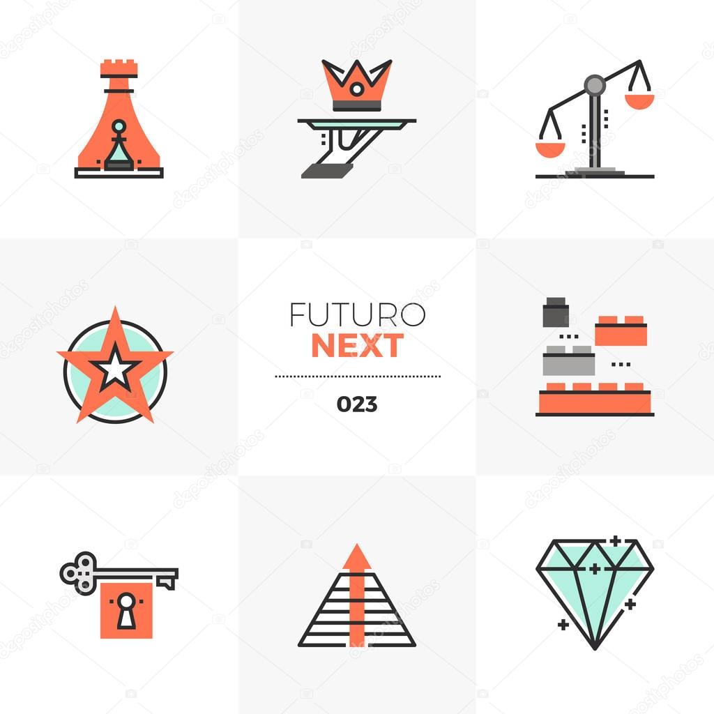 Business Symbols Futuro Next Icons