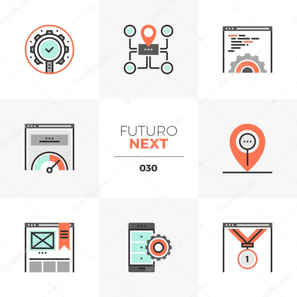 Search Optimization Futuro Next Icons