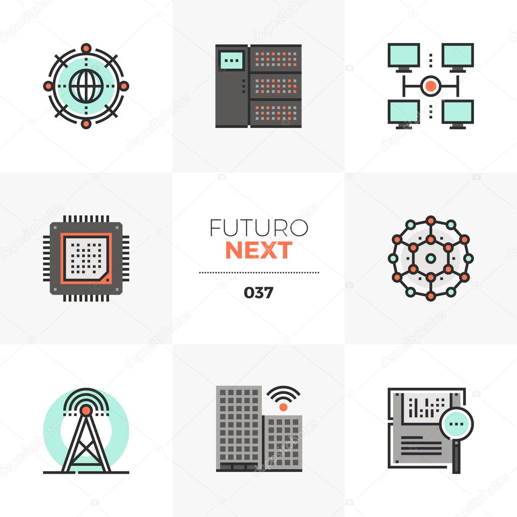 Network Infrastructure Futuro Next Icons