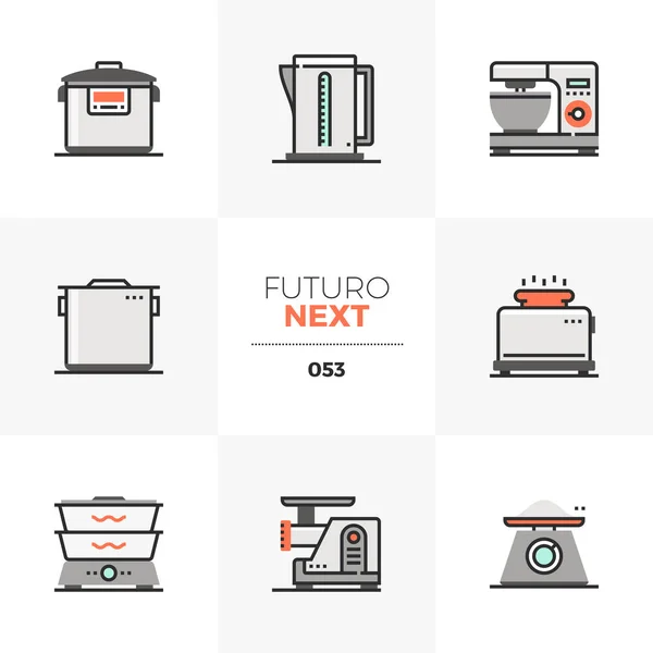 Cware Futuro Next Icons — стоковый вектор