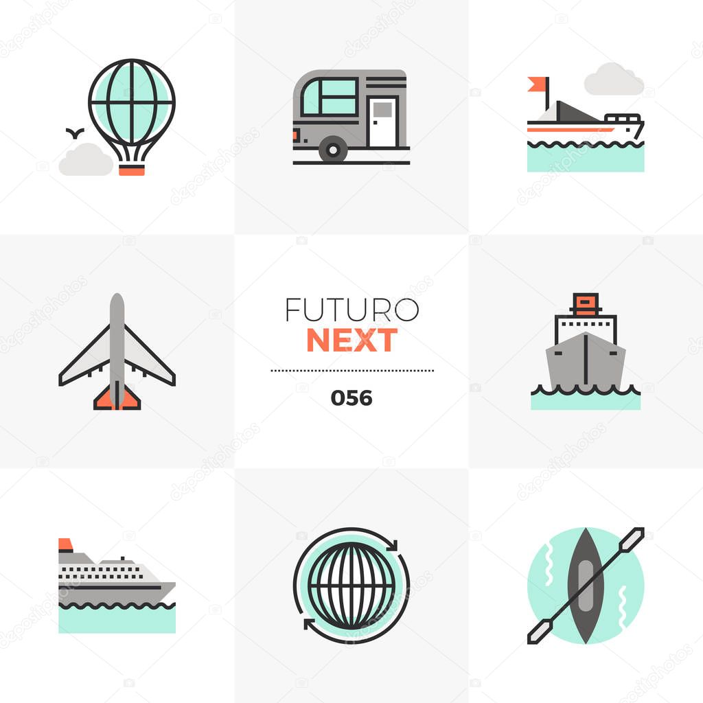 Transportation Futuro Next Icons