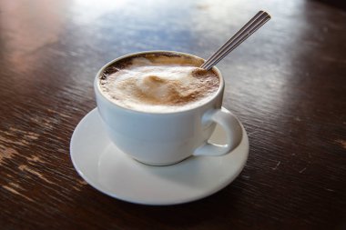 Latte Art kafede kahve sıcak