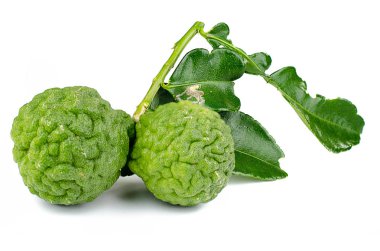 Bergamot meyve izole fotoğraf beyaz arka plan üzerinde