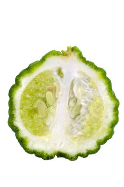 Bergamot meyve izole fotoğraf beyaz arka plan üzerinde