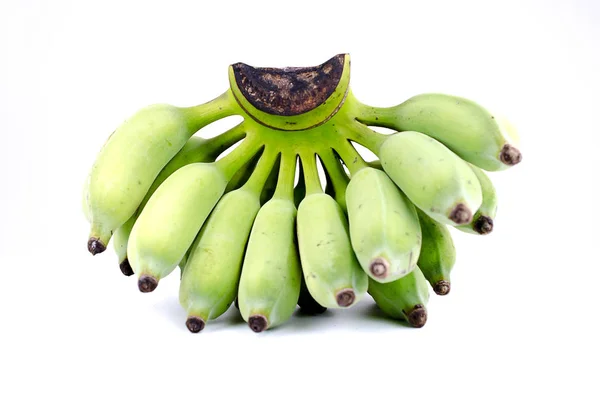 Φρούτα μπανάνα απομονώσετε φωτογραφία σε λευκό φόντο. — Φωτογραφία Αρχείου