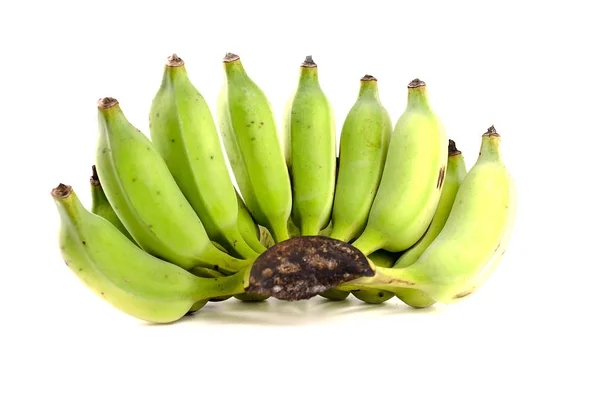 香蕉果实隔离在白色背景上的照片. — 图库照片