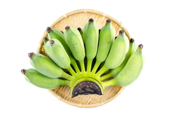 Banana fruit isolate photo on  white background. — Stock Photo, Image