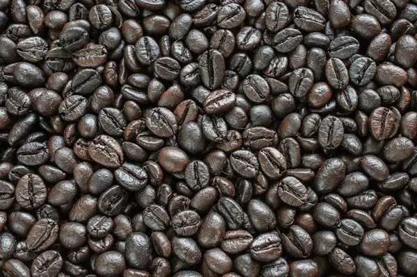 Mixture of different kinds of coffee beans — Stock Photo, Image