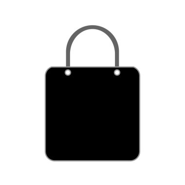 Alışveriş çantası sembol simge.