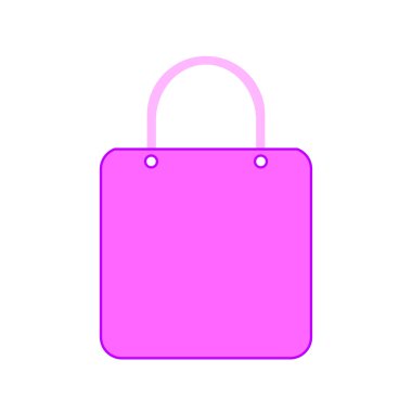 Alışveriş çantası sembol simge.