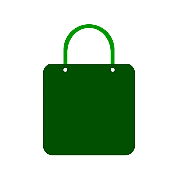 Symbol nákupní tašku. — Stockový vektor