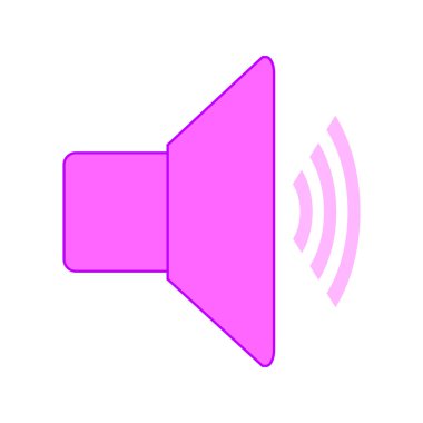 Hoparlör ses ayarı simgesi simgesi.