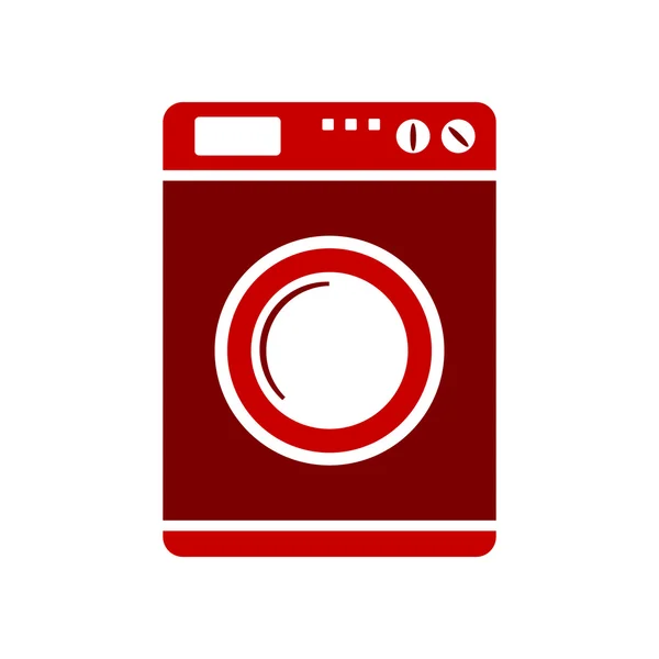 Máquina de lavar símbolo sinal . — Vetor de Stock