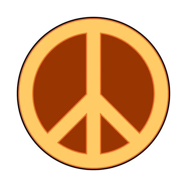 Peace symbol sign. — Stock Vector