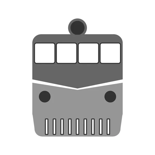 Lokomotive Symbol Symbol auf weiß. — Stockvektor