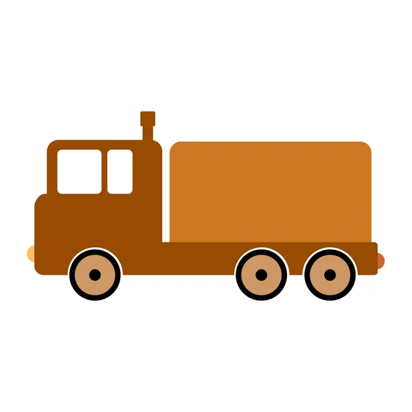 Icono de símbolo de coche de carga . — Vector de stock