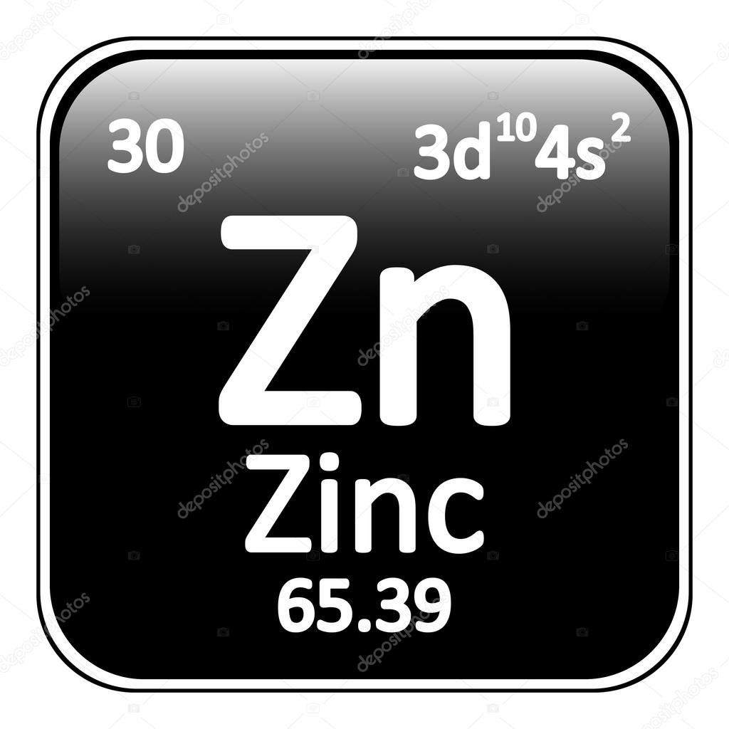 tabla periodica elemento zinc el icono sobre fondo blanco ilustracin de vector vector de konstsem - Tabla Periodica Zinc tabla periodica elemento zinc el icono sobre fondo blanco ilustracin de vector vector de konstsem - Tabla Periodica Zinc