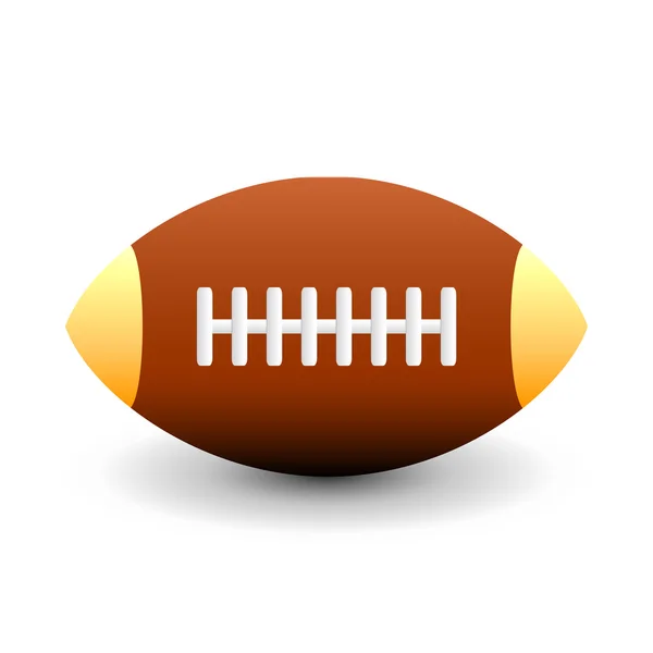 American football ball icon. — Stock Vector