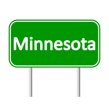 Minnesota yeşil yol levhası