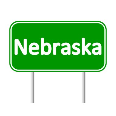 Nebraska yeşil yol levhası
