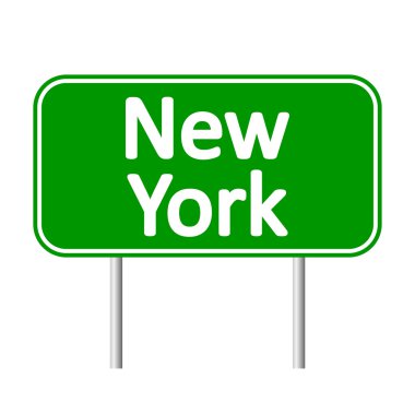 New york yeşil yol levhası