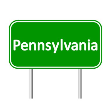 Pennsylvania yeşil yol levhası