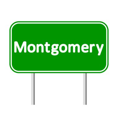 Montgomery yeşil yol levhası