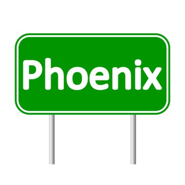 Phoenix yeşil yol levhası